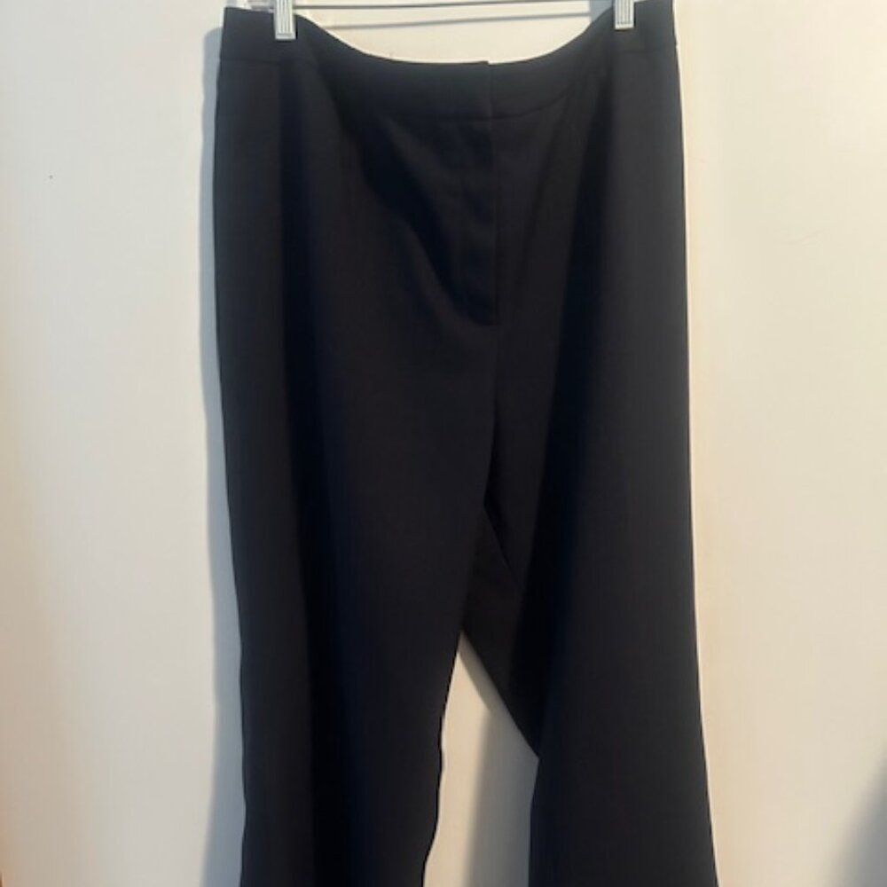 Evan Picone Navy Blue Pinstripe trousers, size 16